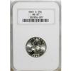 Image 1 : 1945-S 25C MS67 NGC