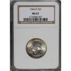 1946-D 25C MS67 NGC