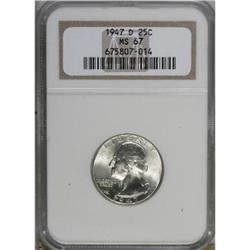 1947-D 25C MS67 NGC