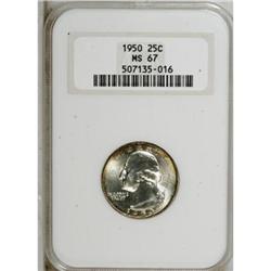1950 25C MS67 NGC