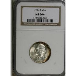 1953-S 25C MS66 NGC