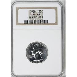 1938 25C PR65 NGC