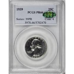 1939 25C PR66 PCGS