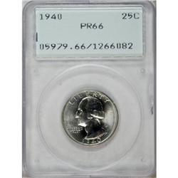 1940 25C PR66 PCGS