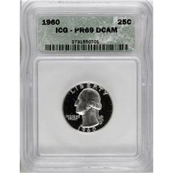 1960 25C Deep Cameo PR69 ICG