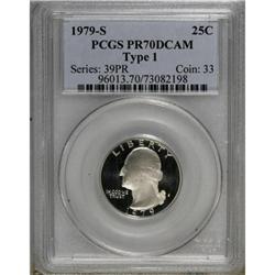 1979-S 25C Type One Deep Cameo PR70 PCGS