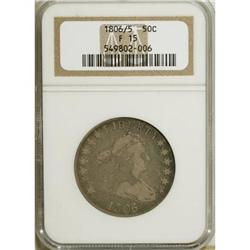 1806/5 50C F15 NGC