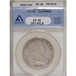 1806/5 50C VF30 ANACS