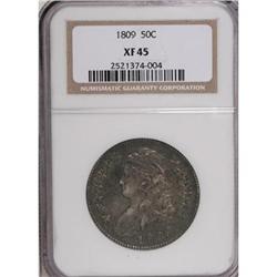 1809 50C XF45 NGC