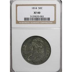 1814 50C XF40 NGC