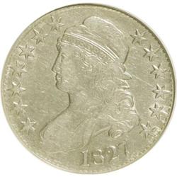 1827 50C Square Base 2 VF35 NGC