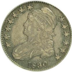 1830 50C Small 0 XF40 ANACS