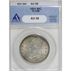 1831 50C AU58 ANACS