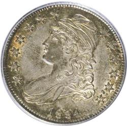 1834 50C Small Date, Small Letters AU58 PCGS