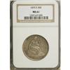 Image 1 : 1875-S 50C MS61 NGC