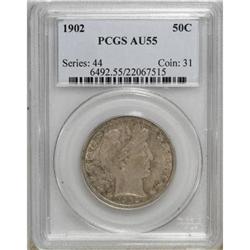 1902 50C AU55 PCGS