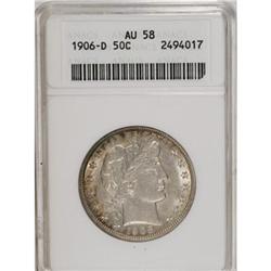 1906-D 50C AU58 ANACS