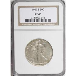 1927-S 50C XF45 NGC