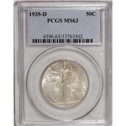 1935-D 50C MS63 PCGS
