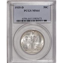 1935-D 50C MS64 PCGS