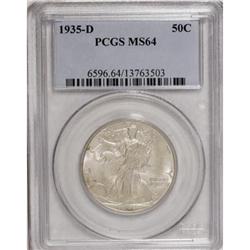 1935-D 50C MS64 PCGS