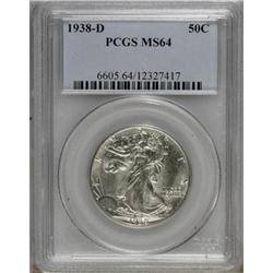 1938-D 50C MS64 PCGS