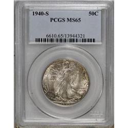 1940-S 50C MS65 PCGS