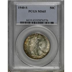 1940-S 50C MS65 PCGS