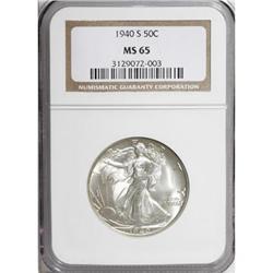 1940-S 50C MS65 NGC