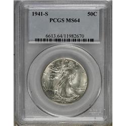1941-S 50C MS64 PCGS