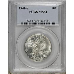 1941-S 50C MS64 PCGS