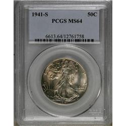 1941-S 50C MS64 PCGS