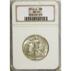 1942-D 50C MS65 NGC