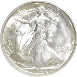 1942-D 50C MS66 PCGS