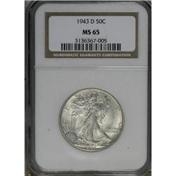 1943-D 50C MS65 NGC
