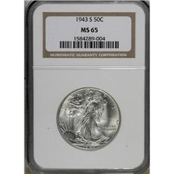 1943-S 50C MS65 NGC