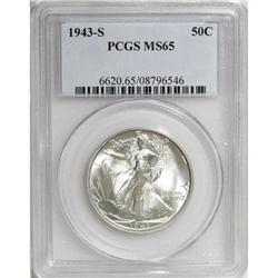 1943-S 50C MS65 PCGS