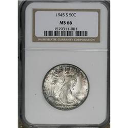 1945-S 50C MS66 NGC