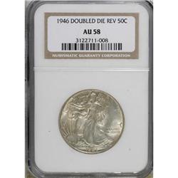 1946 50C AU58 NGC