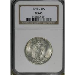 1946-D 50C MS65 NGC