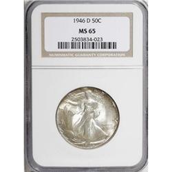 1946-D 50C MS65 NGC