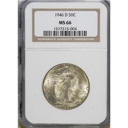 1946-D 50C MS66 NGC