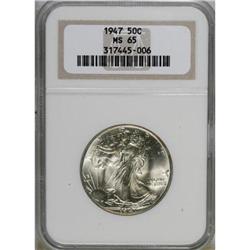 1947 50C MS65 NGC