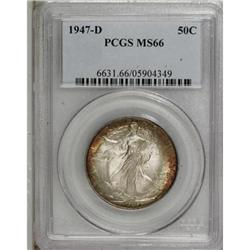 1947-D 50C MS66 PCGS