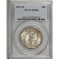 1947-D 50C MS66 PCGS