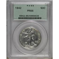 1942 50C PR66 PCGS