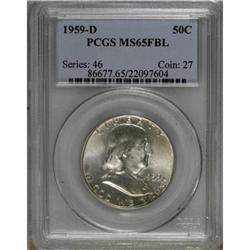 1959-D 50C Full Bell Lines MS65 PCGS