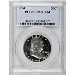 1954 50C Cameo PR65 PCGS