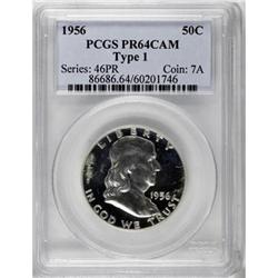 1956 50C Type One Cameo PR64 PCGS