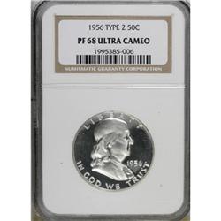 1956 50C Type Two Deep Cameo PR68 NGC